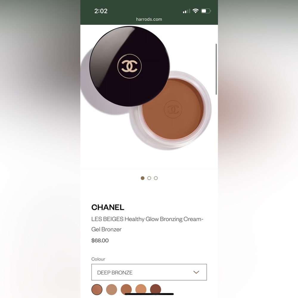 NEW 2025 CHANEL Les Beiges Bronzing Cream - Deep Bronze